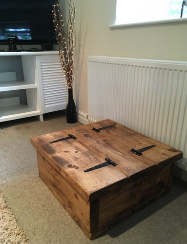 Square storage coffee table - square,