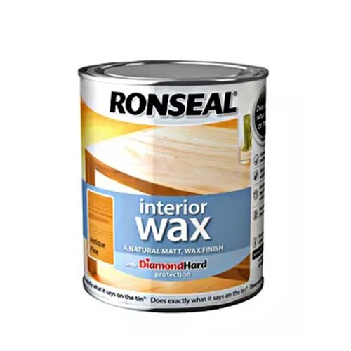 Ronseal interior wax 750ml - ronseal,