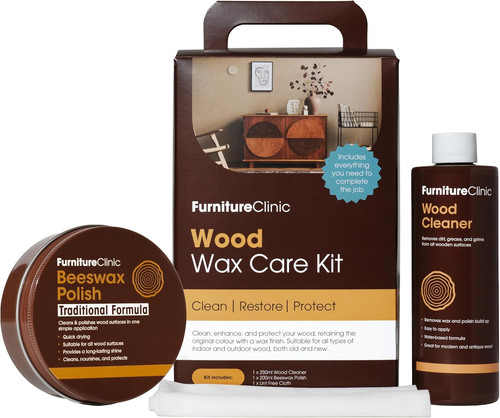 Wood wax kit use - wax,