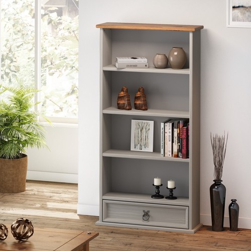 Corona dvd rack grey - dvd, painted