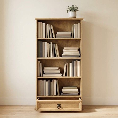 Corona bookcase mexican - bookcase, solid