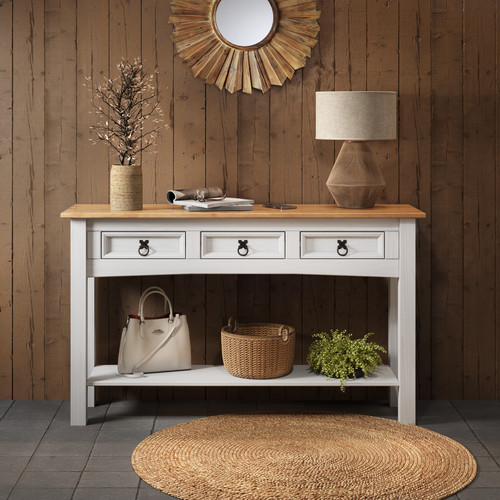 Corona console table white - corona,