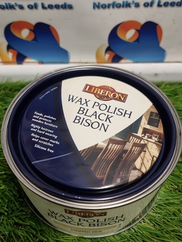 Liberon black bison wax polish - bison,