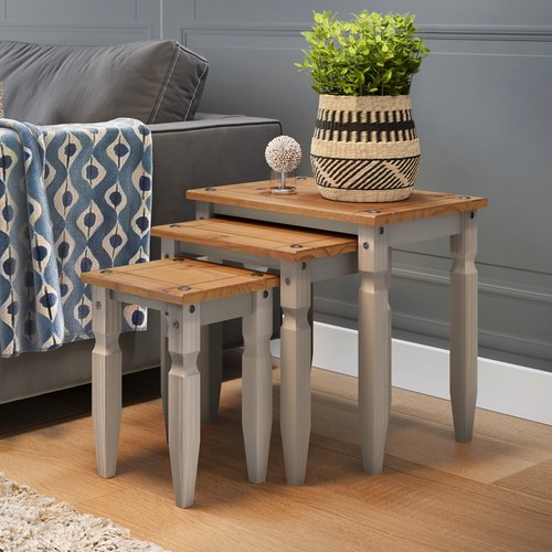 Corona nest tables grey - corona,